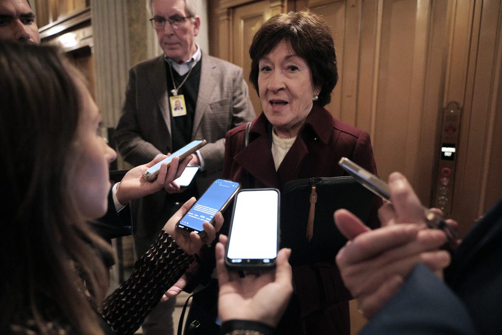 “Cracks in GOP Unity: Sen. Collins Breaks Ranks on Iran War Vote”