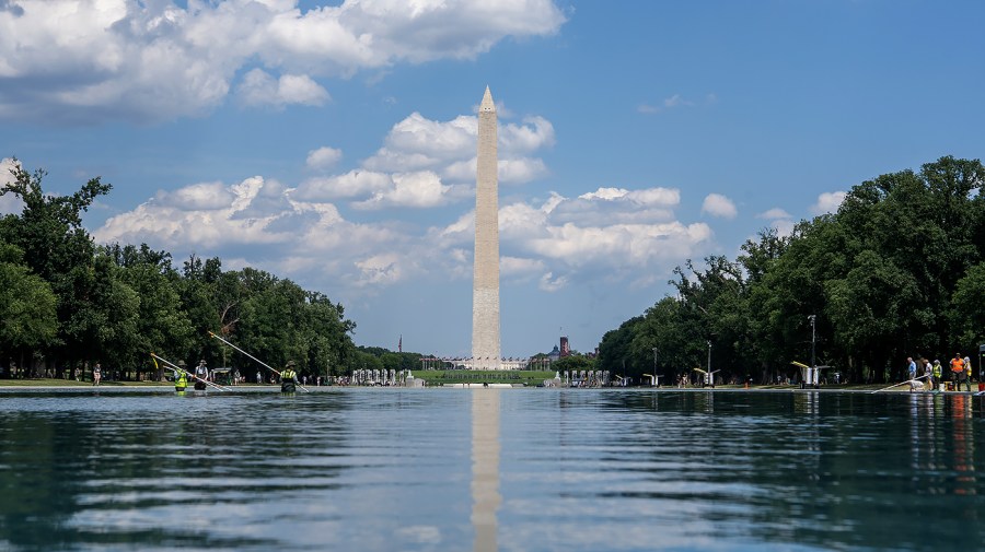 “Trump Alleges Multiple Arrests in Reflecting Pool Vandalism Amid Ongoing Water Quality Concerns” “Trump Alleges Multiple Arrests in Reflecting Pool Vandalism Amid Ongoing Water Quality Concerns”